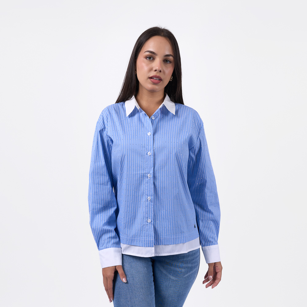 BLUSA AP26/AVRIL -PA POPELINA STRECH